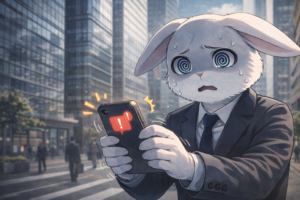 損失の通知に動揺する投資家